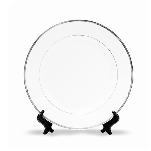 Keramický talíř 25 cm s podstavcem (pro sublimaci)