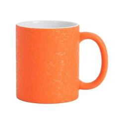 Hrnek 325 ml s efektem popraskaného povrchu pro sublimaci - pomerančový