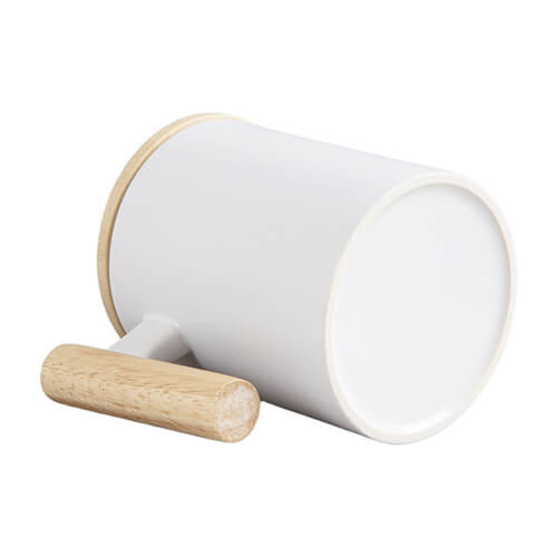 Hrnek o objemu 330 ml s glazovaným vnitřkem pro sublimaci - šedý