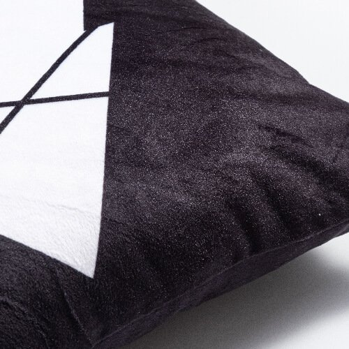 Plyšový povlak na polštář s fotografickými panely pro sublimaci - vánoční stromek