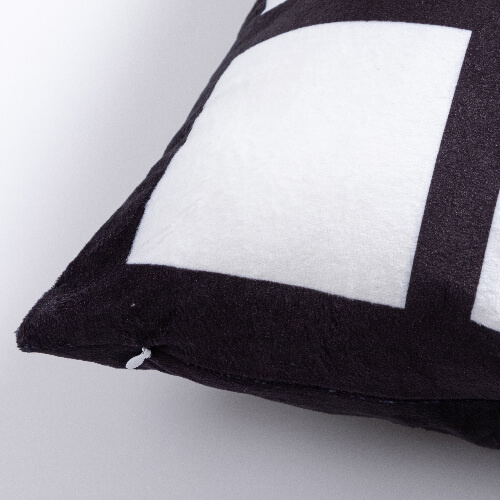 Plyšový povlak na polštář s fotografickými panely pro sublimaci - 9 panelů