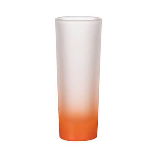 90 ml matné sklo pro sublimaci - oranžový gradient