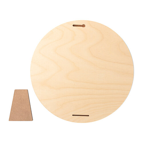 Kulatý překližkový fotorámeček pro sublimaci - Ø 25,4 cm