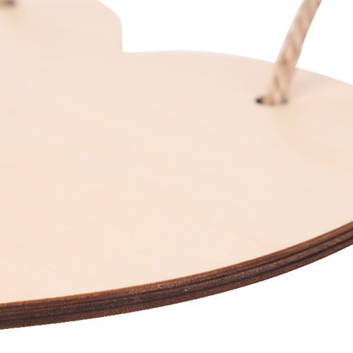 Rám - srdce - překližkový štítek na dveře pro sublimaci