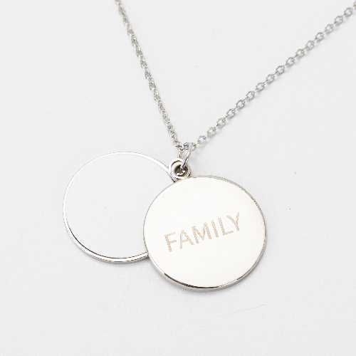 Kulatý medailon pro sublimaci - Family